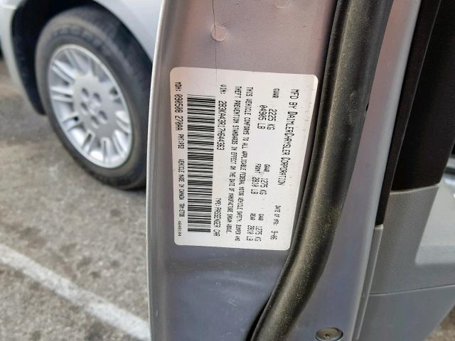 2B3KA43R17H644363 - 2007 DODGE CHARGER SE SILVER photo 10