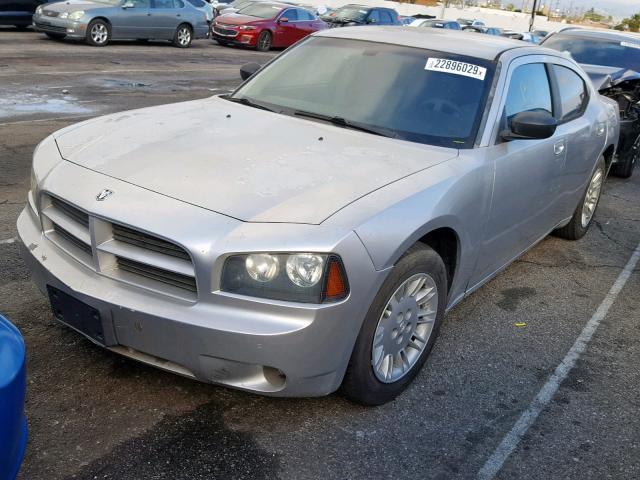 2B3KA43R17H644363 - 2007 DODGE CHARGER SE SILVER photo 2