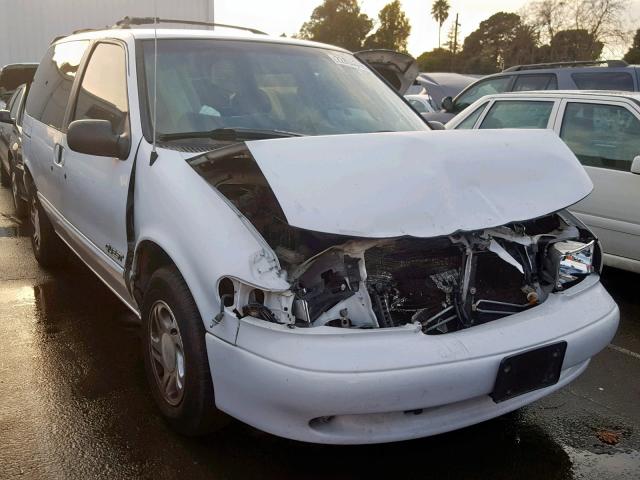 4N2DN1115VD840059 - 1997 NISSAN QUEST XE WHITE photo 1