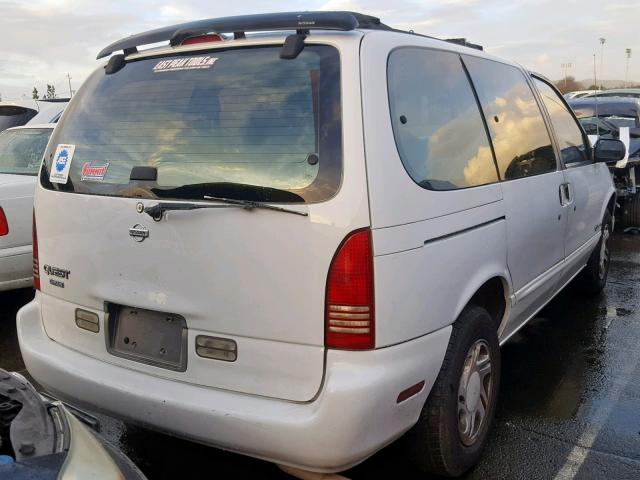 4N2DN1115VD840059 - 1997 NISSAN QUEST XE WHITE photo 4