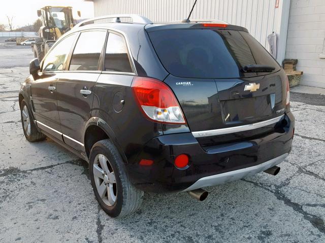 3GNAL3E51CS599853 - 2012 CHEVROLET CAPTIVA SP BLACK photo 3