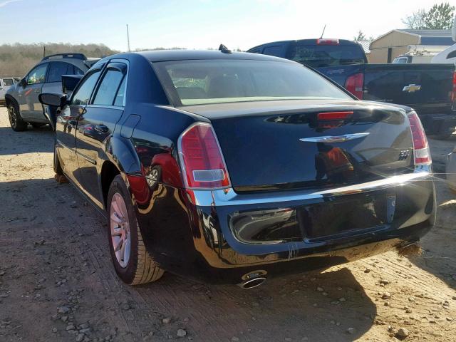 2C3CCAAG7EH203741 - 2014 CHRYSLER 300 BLACK photo 3