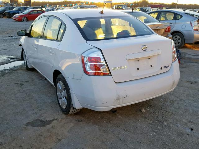 3N1AB61E68L749317 - 2008 NISSAN SENTRA 2.0 WHITE photo 3