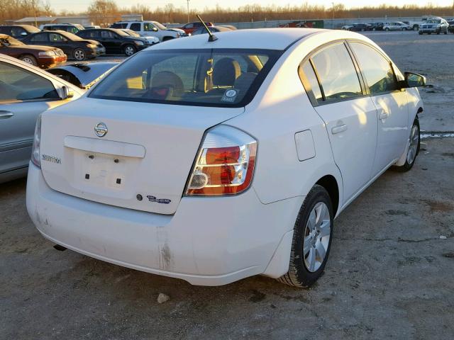 3N1AB61E68L749317 - 2008 NISSAN SENTRA 2.0 WHITE photo 4