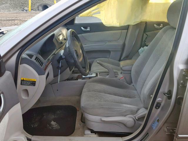 5NPEU46C86H132647 - 2006 HYUNDAI SONATA GLS 金色 照片 5
