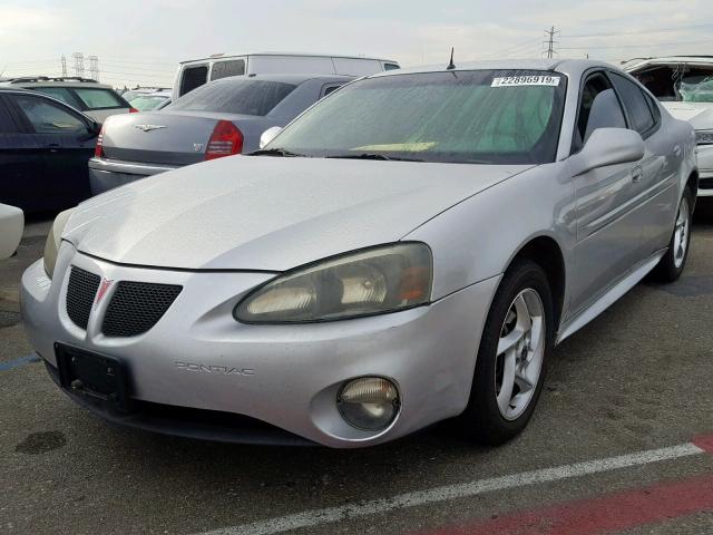 2G2WR524241133581 - 2004 PONTIAC GRAND PRIX SILVER photo 2