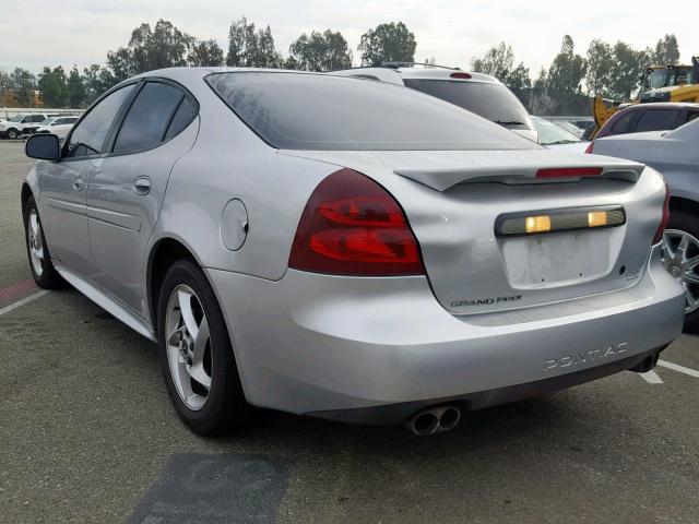 2G2WR524241133581 - 2004 PONTIAC GRAND PRIX SILVER photo 3
