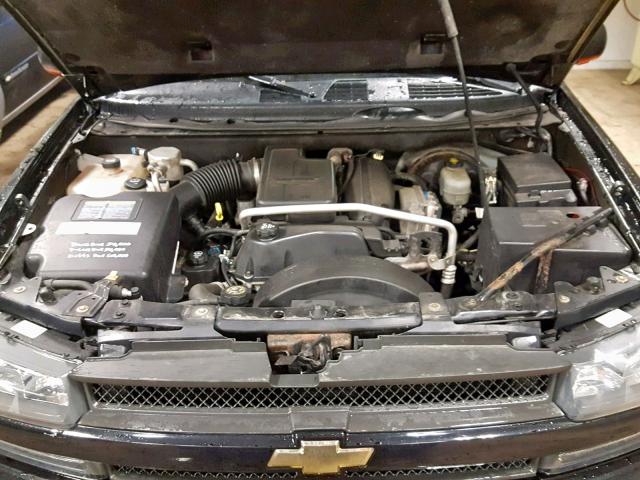 1GNDT13S252322587 - 2005 CHEVROLET TRAILBLAZE BLACK photo 7