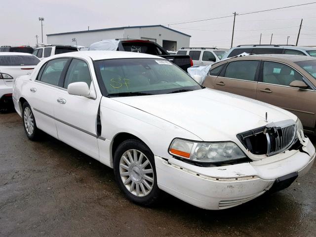 1LNHM82W03Y648365 - 2003 LINCOLN TOWN CAR S WHITE photo 1