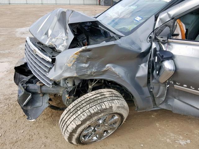 1A8HX58P79F707435 - 2009 CHRYSLER ASPEN LIMI GRAY photo 9