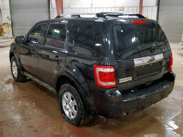 1FMCU9E77BKA54748 - 2011 FORD ESCAPE LIM BLACK photo 3