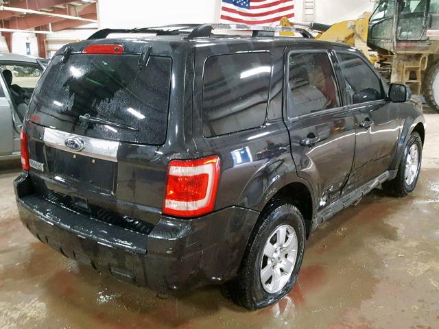 1FMCU9E77BKA54748 - 2011 FORD ESCAPE LIM BLACK photo 4