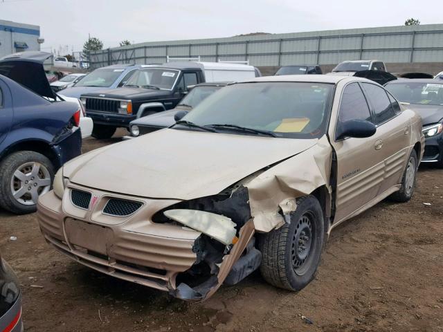 1G2NF52F82C134747 - 2002 PONTIAC GRAND AM S GOLD photo 2