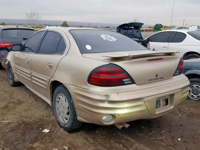 1G2NF52F82C134747 - 2002 PONTIAC GRAND AM S GOLD photo 3