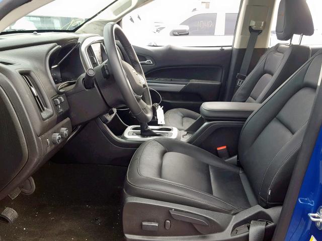 1GCGTEEN9J1263347 - 2018 CHEVROLET COLORADO Z BLUE photo 5