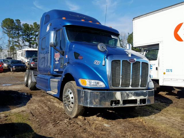 1XP7DB9X77D654168 - 2007 PETERBILT 387 BLUE photo 1