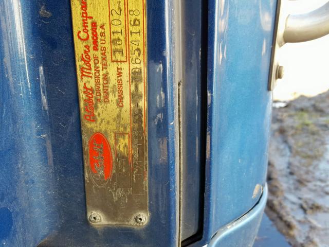 1XP7DB9X77D654168 - 2007 PETERBILT 387 BLUE photo 10