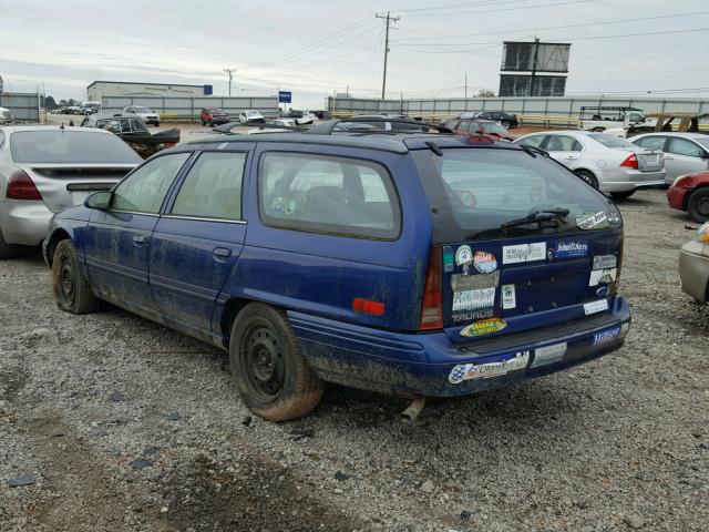 1FALP57U5SA242042 - 1995 FORD TAURUS GL BLUE photo 3