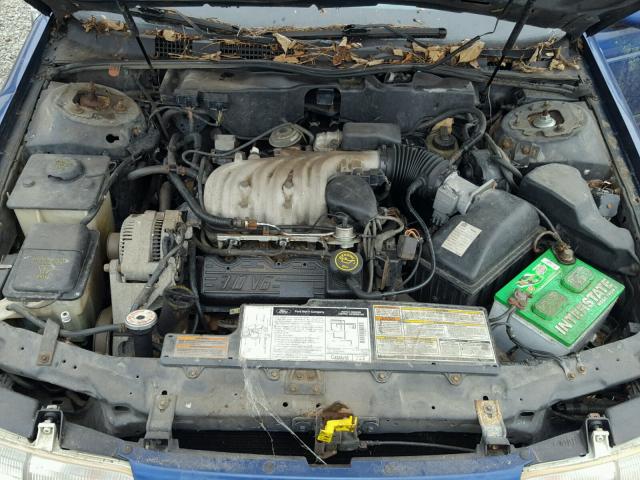 1FALP57U5SA242042 - 1995 FORD TAURUS GL BLUE photo 7