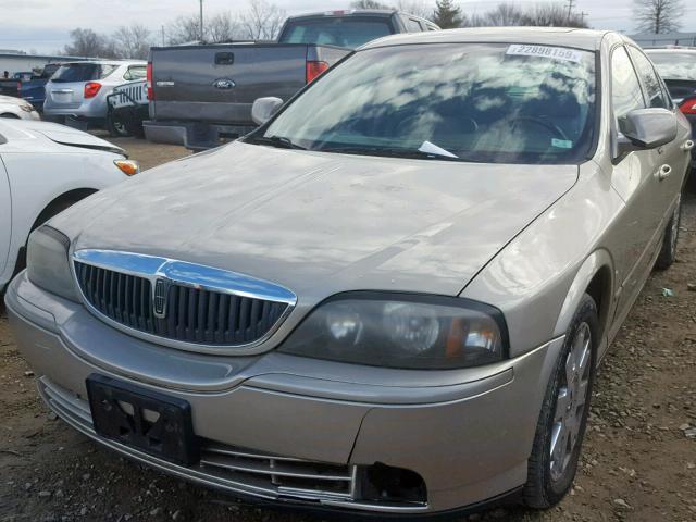 1LNHM87A64Y630595 - 2004 LINCOLN LS GOLD photo 2