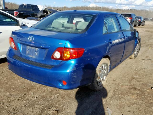 JTDBL40E69J016276 - 2009 TOYOTA COROLLA BA BLUE photo 4