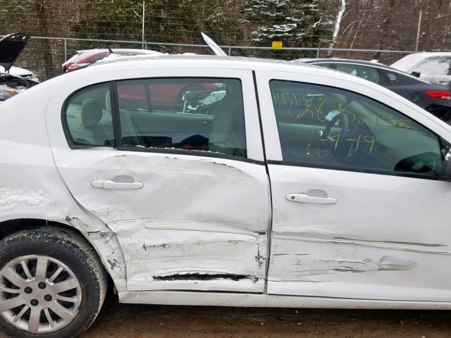 1G1AS58H097189347 - 2009 CHEVROLET COBALT LS WHITE photo 9