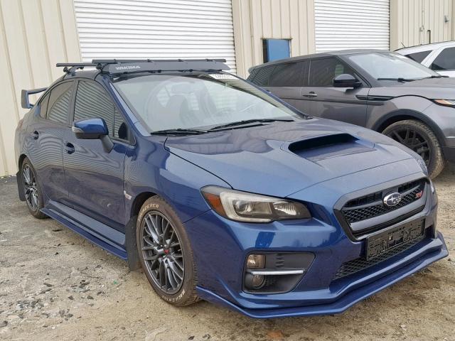 JF1VA2L62F9805197 - 2015 SUBARU WRX STI BLUE photo 1