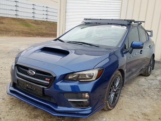 JF1VA2L62F9805197 - 2015 SUBARU WRX STI BLUE photo 2