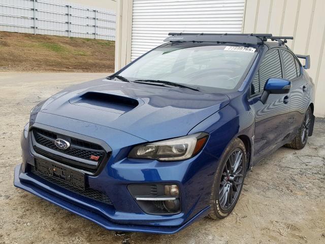 JF1VA2L62F9805197 - 2015 SUBARU WRX STI BLUE photo 9