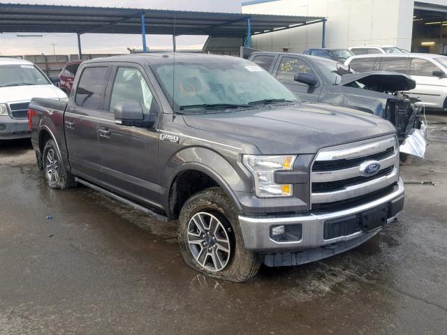 1FTEW1EF4FKD34231 - 2015 FORD F150 SUPER CHARCOAL photo 1