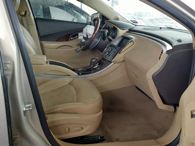 1G4GC5GG5AF170984 - 2010 BUICK LACROSSE C GOLD photo 5