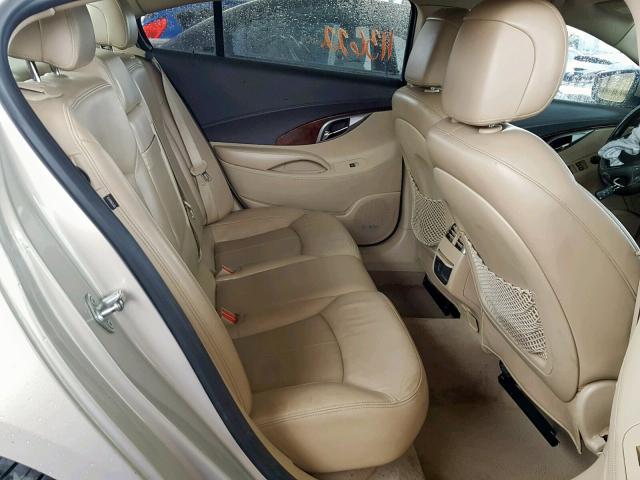 1G4GC5GG5AF170984 - 2010 BUICK LACROSSE C GOLD photo 6