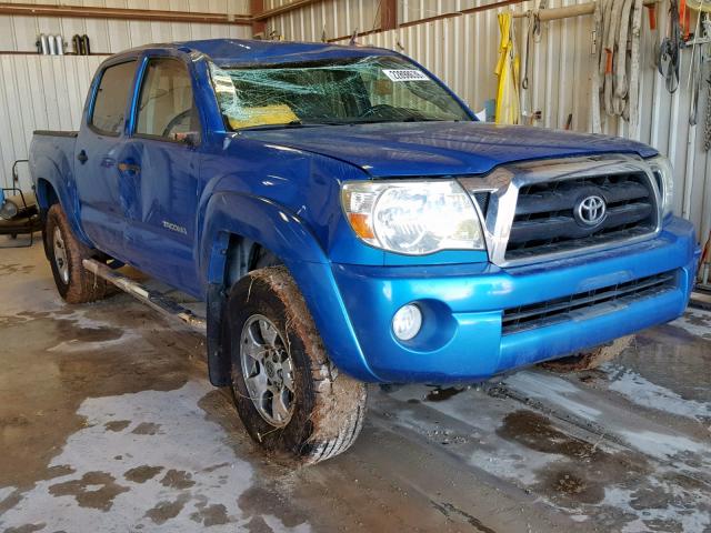 3TMJU62NX6M015731 - 2006 TOYOTA TACOMA DOU BLUE photo 1