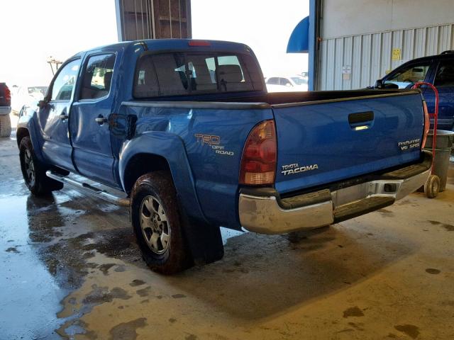 3TMJU62NX6M015731 - 2006 TOYOTA TACOMA DOU BLUE photo 3
