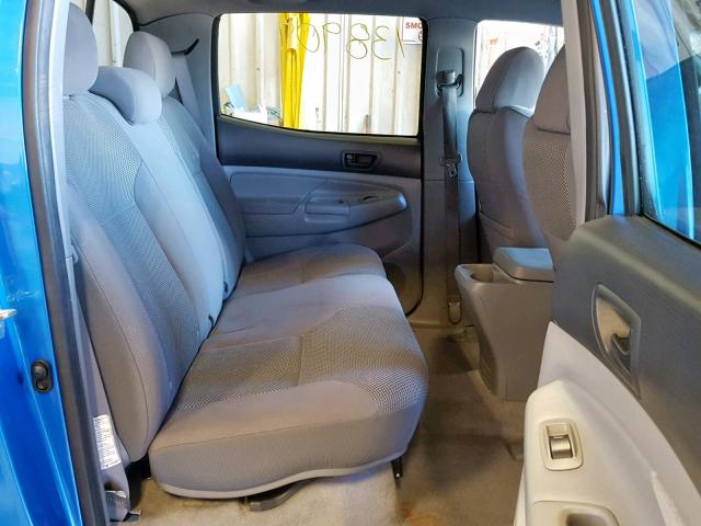 3TMJU62NX6M015731 - 2006 TOYOTA TACOMA DOU BLUE photo 6