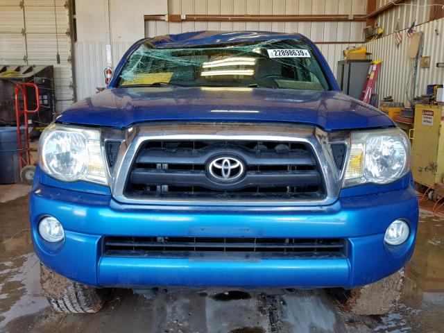 3TMJU62NX6M015731 - 2006 TOYOTA TACOMA DOU BLUE photo 9