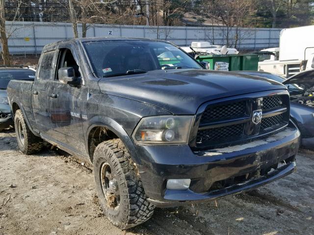 1D3HV18T69S747815 - 2009 DODGE RAM 1500 BLACK photo 1