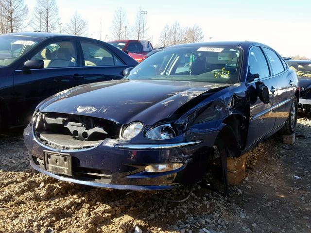 2G4WD582681136095 - 2008 BUICK LACROSSE C BLUE photo 2