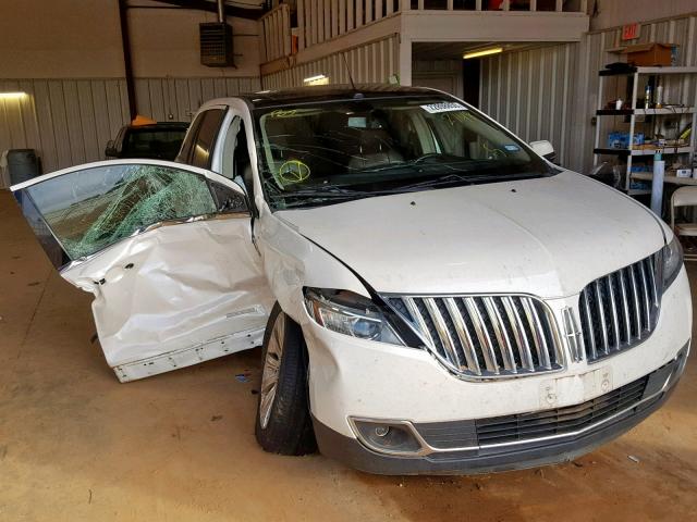 2LMDJ8JK6CBL02148 - 2012 LINCOLN MKX WHITE photo 1