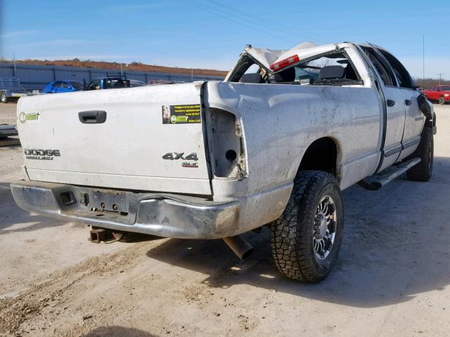 3D7LU38C24G253636 - 2004 DODGE RAM 3500 S WHITE photo 4