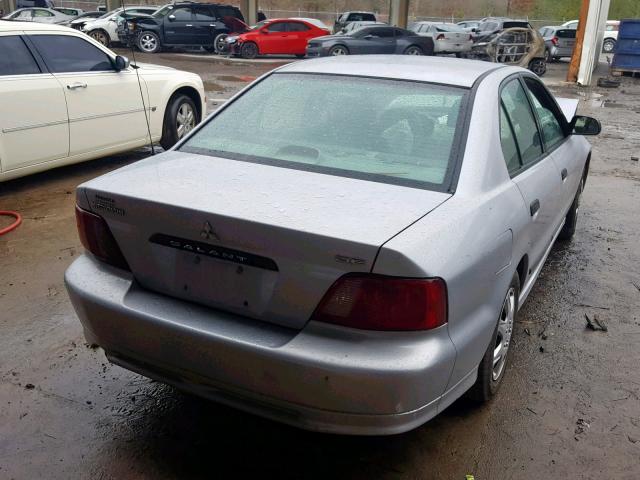 4A3AA36G42E160666 - 2002 MITSUBISHI GALANT DE SILVER photo 4