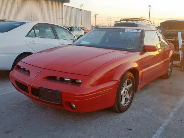 1G2WJ12M2TF241674 - 1996 PONTIAC GRAND PRIX RED photo 2