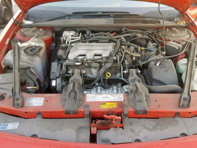 1G2WJ12M2TF241674 - 1996 PONTIAC GRAND PRIX RED photo 7