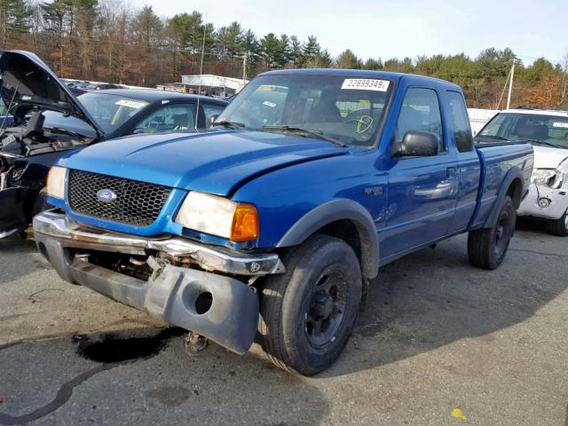 1FTZR15U11TA21745 - 2001 FORD RANGER SUP BLUE photo 2