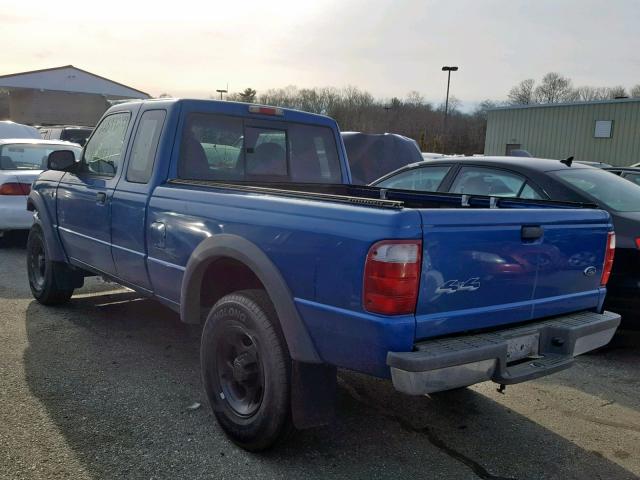 1FTZR15U11TA21745 - 2001 FORD RANGER SUP BLUE photo 3