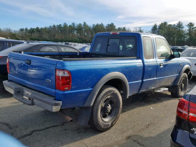 1FTZR15U11TA21745 - 2001 FORD RANGER SUP BLUE photo 4