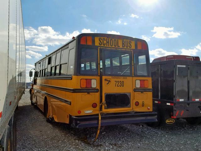 4UZABRCTX7CY27243 - 2007 FREIGHTLINER CHASSIS B2 黄色 照片 3