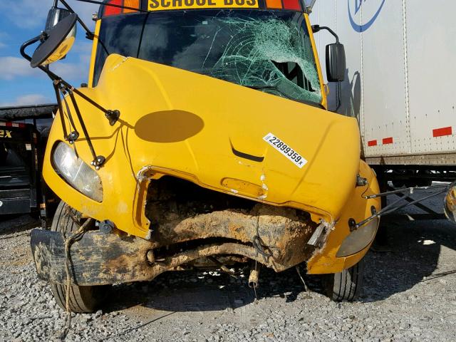 4UZABRCTX7CY27243 - 2007 FREIGHTLINER CHASSIS B2 YELLOW photo 9