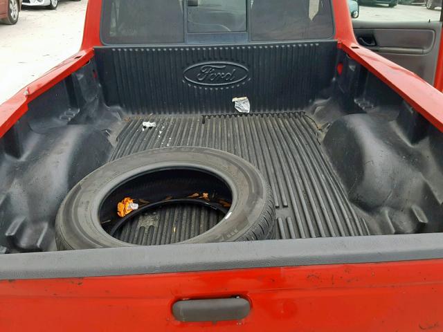 1FTYR10D93PA31633 - 2003 FORD RANGER RED photo 6