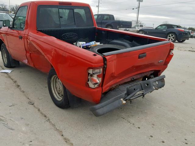 1FTYR10D93PA31633 - 2003 FORD RANGER RED photo 9